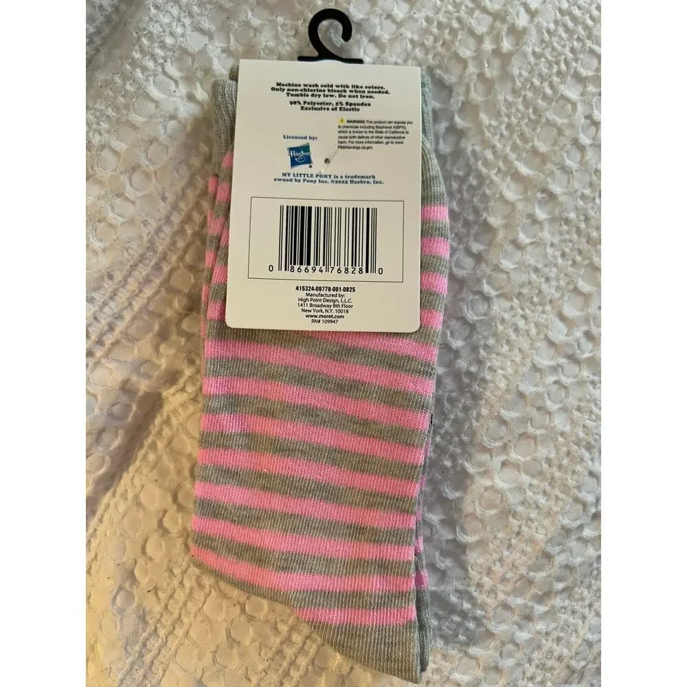 NEW My Little Pony Novelty Crew Socks Retro Womens 6.5 to 12